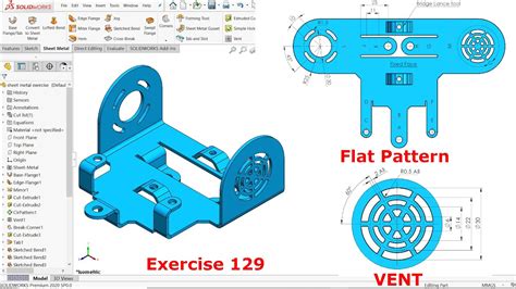 designing sheet metal parts solidworks|sheet metal modeling in SolidWorks.